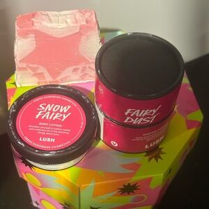 Lush Snow Fairy Body Care set